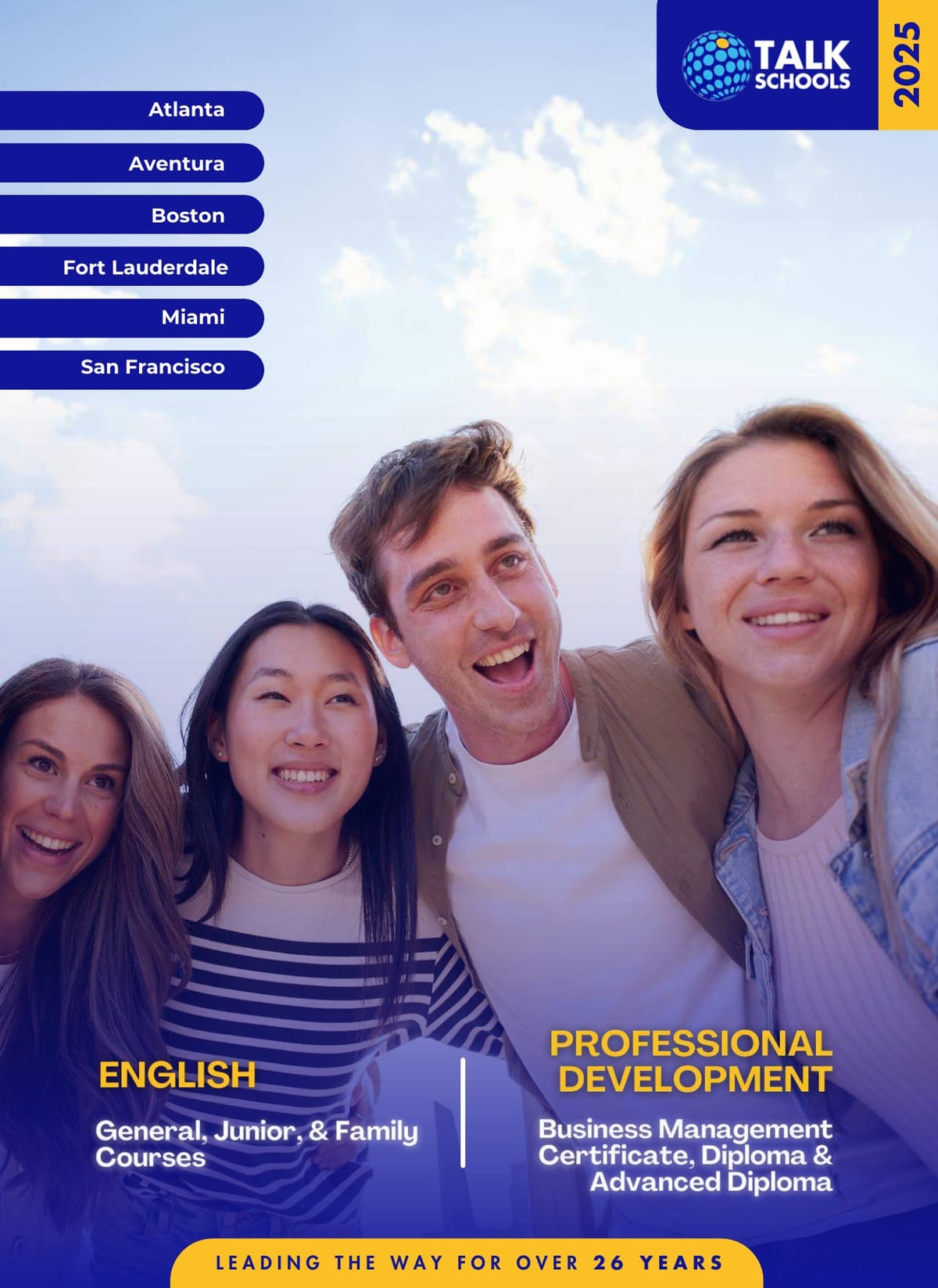 TALK 어학원 브로셔