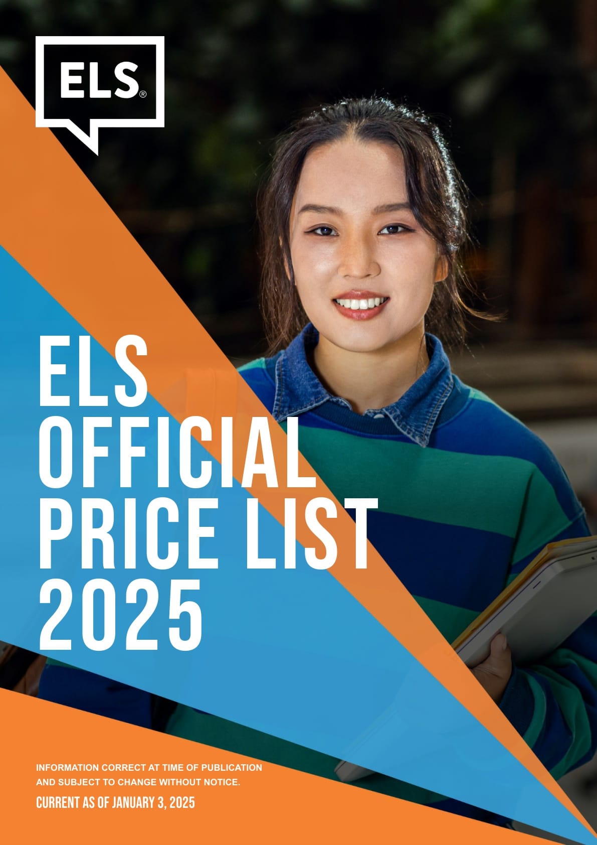 ELS 어학원 미국 학비표