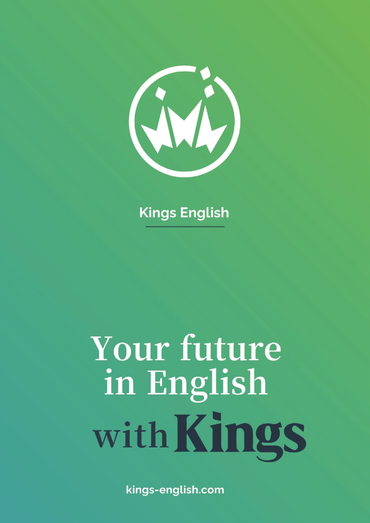 Kings English(킹스 어학원) 브로셔