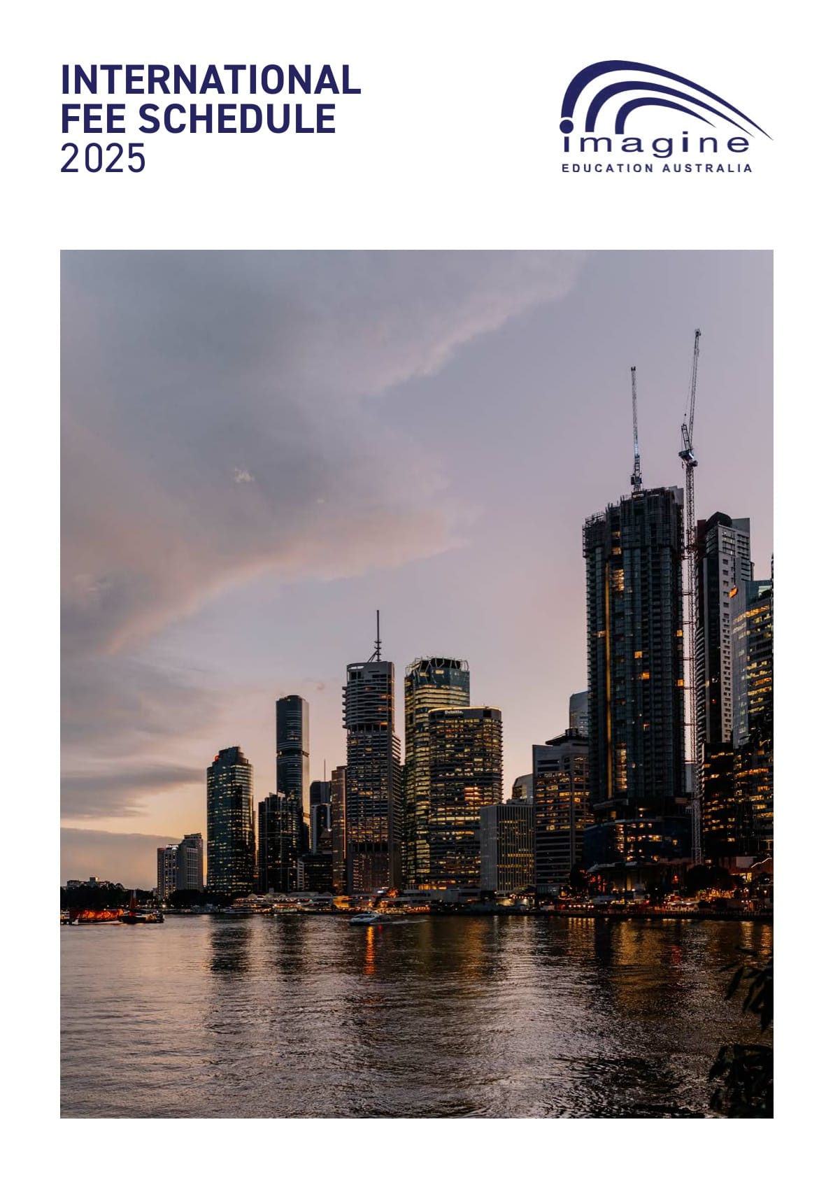 Imagine Education Australia 학비표