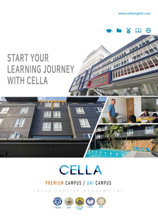 CELLA(셀라) 어학원 안내 책자