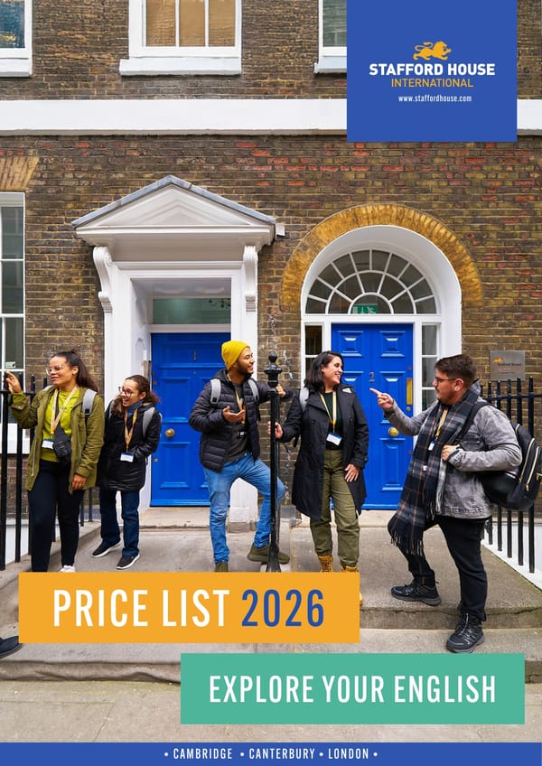 Stafford House 학비표