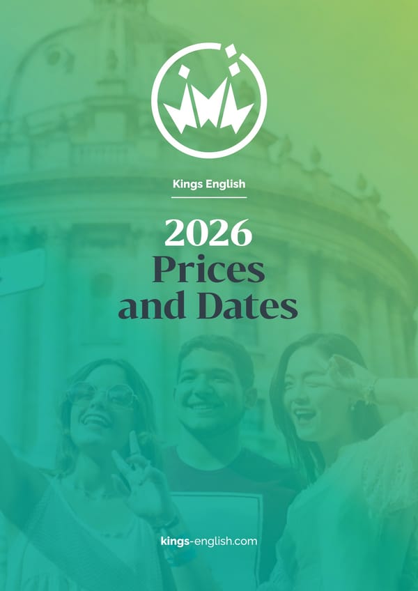 Kings English(킹스 어학원) 학비표