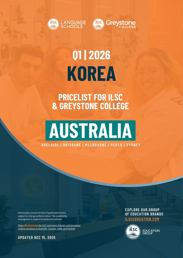 ILSC 호주 프로모션